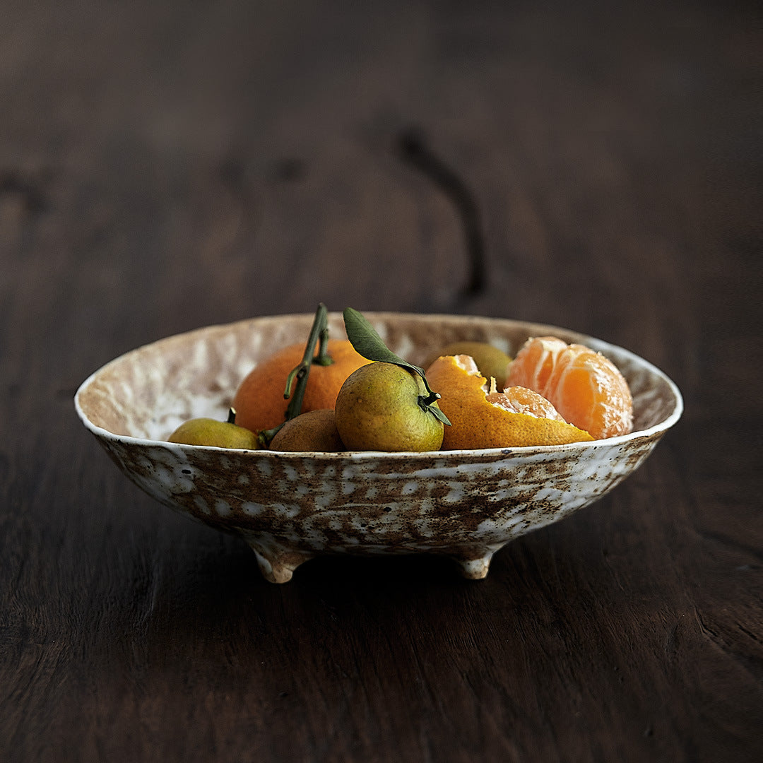 Stoneware Bowls And Plates Irregular Handmade Rectangular Cutlery